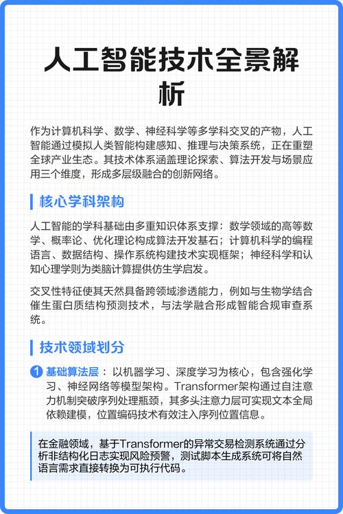 人工智能技術全景解析 從理論基礎到算法軟件開發的完整圖景